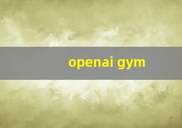 openai gym